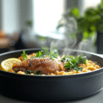 Finished One Pot Cajun Chicken Rice