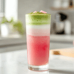 guava matcha latte final recipe card image