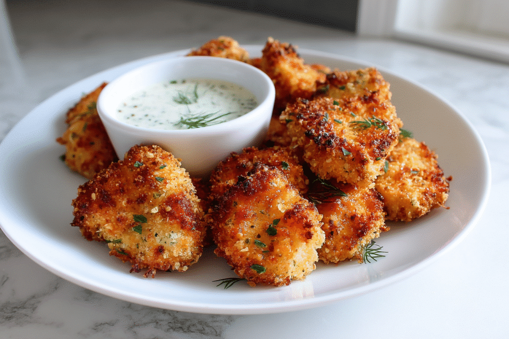 keto chicken nuggets with almond and coconut flour. Keto Flour Alternatives for Chicken Nuggets